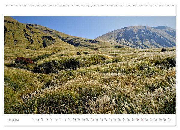 Produktbild: Kyushu - Japans vielf&auml;ltigste Insel (Wandkalender 2026 DIN A2 quer), CALVENDO Monatskalender