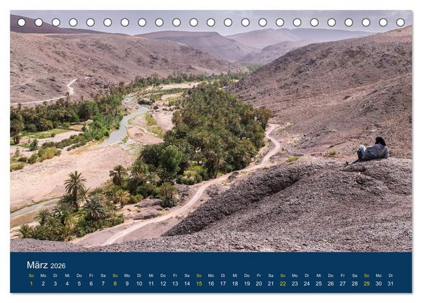 Produktbild: Marokko Traumlandschaften (Tischkalender 2026 DIN A5 quer), CALVENDO Monatskalender
