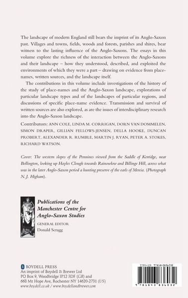 Produktbild: Place-Names, Language and the Anglo-Saxon Landscape