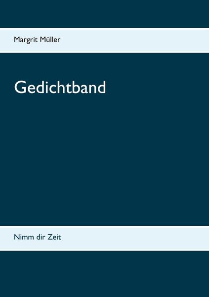 Produktbild: Gedichtband