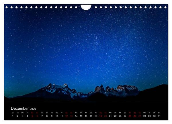 Produktbild: Patagonien - Am Puls der Wildnis (Wandkalender 2026 DIN A4 quer), CALVENDO Monatskalender