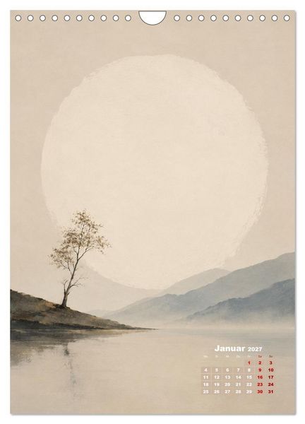 Produktbild: Stille Formen (Wandkalender 2027 DIN A4 hoch), CALVENDO Monatskalender