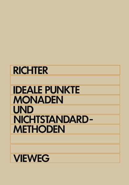Produktbild: Ideale Punkte, Monaden und Nichtstandard-Methoden