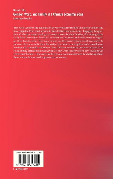 Produktbild: Gender, Work, and Family in a Chinese Economic Zone