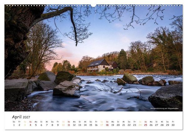 Produktbild: Heimat Entdecken: Bergisches Land (Wandkalender 2027 DIN A2 quer), CALVENDO Monatskalender