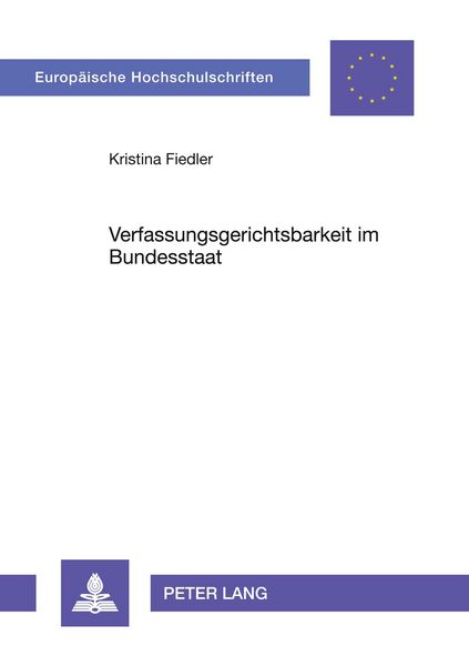 Produktbild: Verfassungsgerichtsbarkeit im Bundesstaat