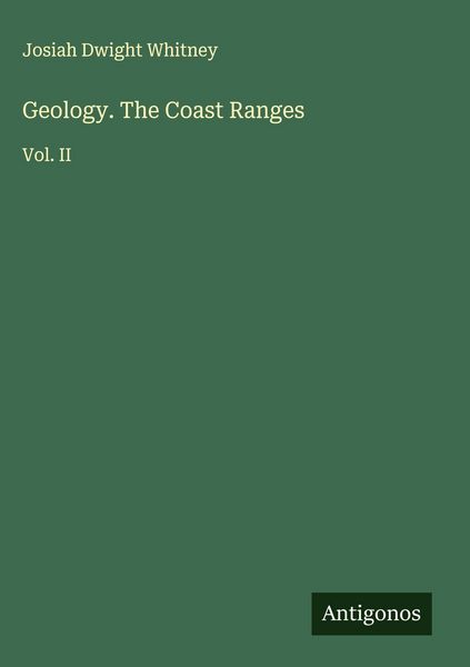 Produktbild: Geology. The Coast Ranges