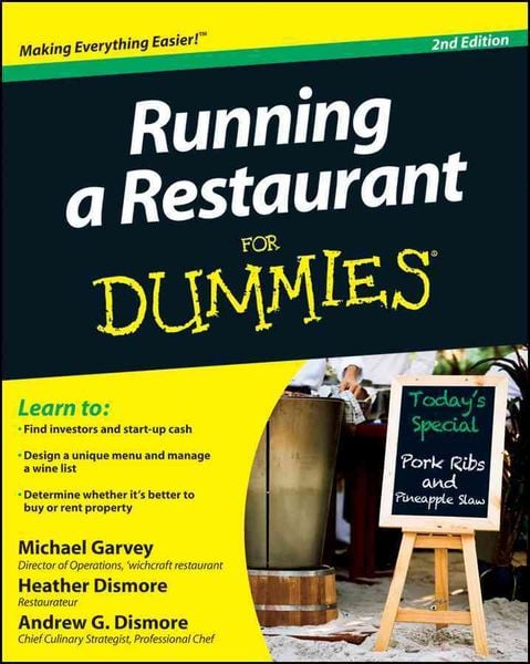 Produktbild: Garvey, M: Running a Restaurant For Dummies