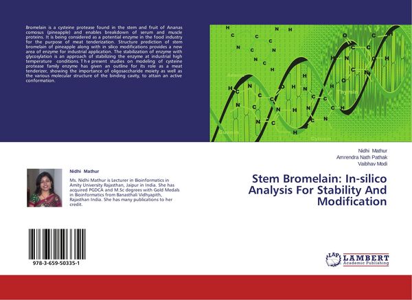 Produktbild: Stem Bromelain: In-silico Analysis For Stability And Modification