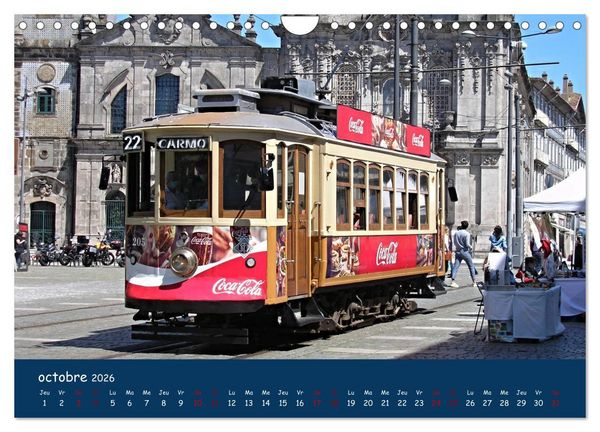 Produktbild: Porto - ville color&eacute;e sur le Douro (Calendrier mural 2026 DIN A4 vertical), CALVENDO calendrier mensuel