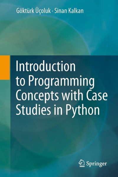 Produktbild: Introduction to Programming Concepts with Case Studies in Python