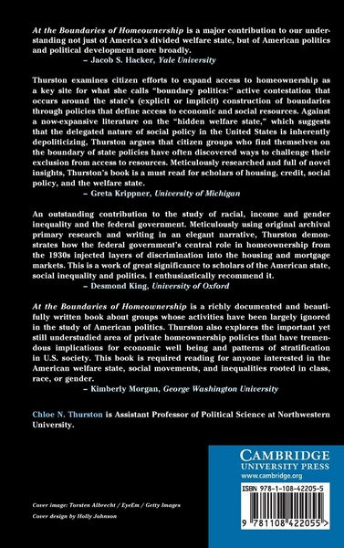 Produktbild: At the Boundaries of Homeownership