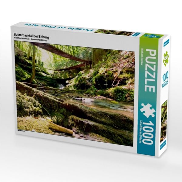 CALVENDO Puzzle Butzerbachtal bei Bitburg | 1000 Teile Lege-Größe 64x48cm Foto-Puzzle für glückliche Stunden