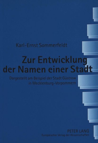 Produktbild: Zur Entwicklung der Namen einer Stadt