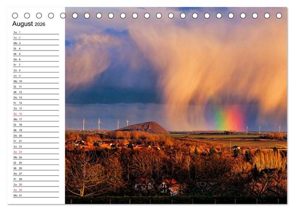 Produktbild: Schachtanlagen in Mansfeld S&uuml;dharz (Tischkalender 2026 DIN A5 quer), CALVENDO Monatskalender