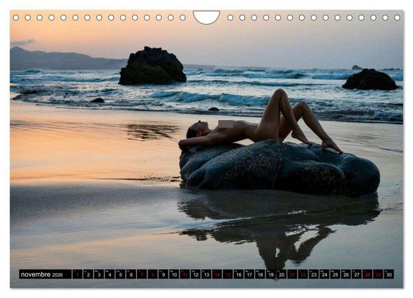Produktbild: Lanzarote et le nu (Calendrier mural 2026 DIN A4 vertical), CALVENDO calendrier mensuel