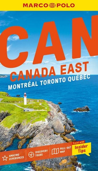 Produktbild: Marco Polo Canada East Pocket Travel Guide | Pull-out Map | Local Knowledge | Covers: Montreal, Toronto, Quebec and more