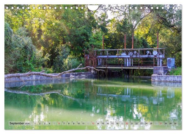 Produktbild: Augsburger Wasser (Wandkalender 2026 DIN A4 quer), CALVENDO Monatskalender