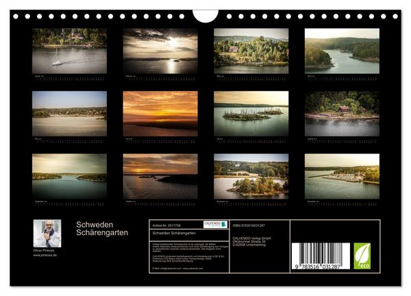 Produktbild: Schweden Sch&auml;rengarten (Wandkalender 2026 DIN A4 quer), CALVENDO Monatskalender