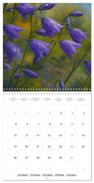 Produktbild: Eurasia Flowers (Wall Calendar 2026 12 &times; 12 Inch) CALVENDO 12 Month Wall Calendar