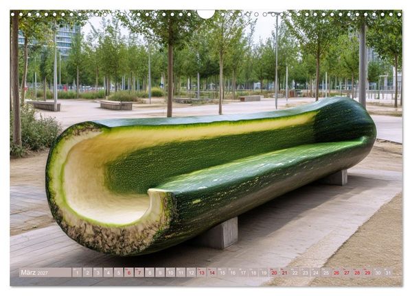 Produktbild: Vegitecture. Fotorealistische Visionen architektonischer Details (Wandkalender 2027 DIN A3 quer), CALVENDO Monatskalender