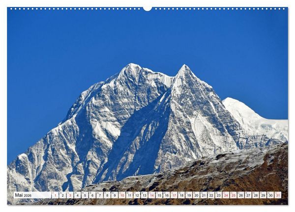 Produktbild: Grandioser Himalaya, Bergriesen in Nepal (hochwertiger Premium Wandkalender 2026 DIN A2 quer), Kunstdruck in Hochglanz