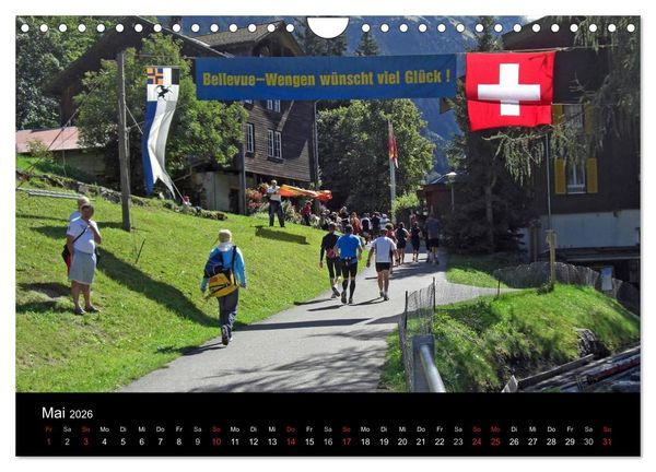 Produktbild: Der Jungfrau-Marathon (Wandkalender 2026 DIN A4 quer), CALVENDO Monatskalender