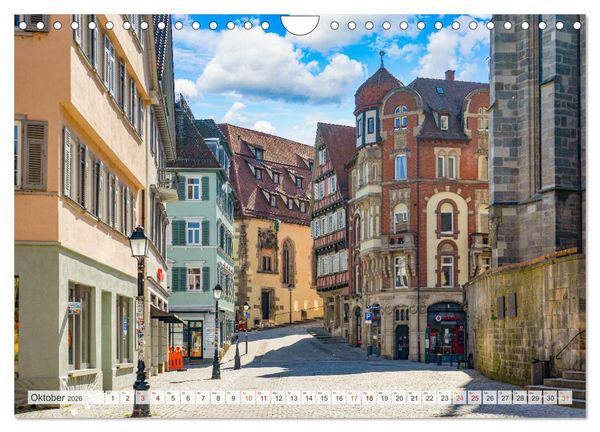 Produktbild: T&uuml;bingen Stadtansichten (Wandkalender 2026 DIN A4 quer), CALVENDO Monatskalender
