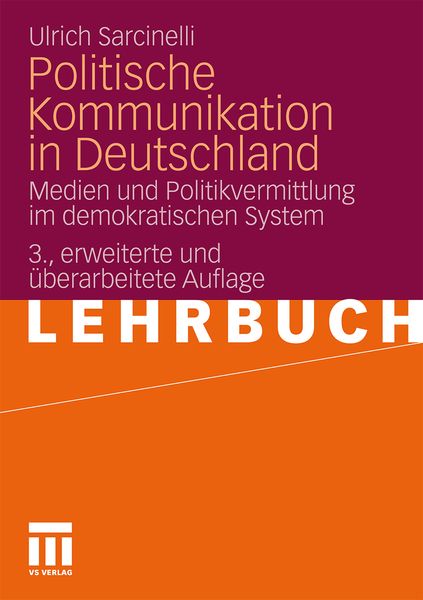 Produktbild: Politische Kommunikation in Deutschland