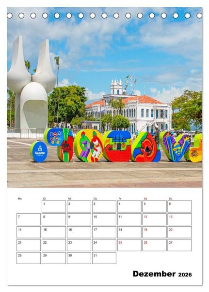 Produktbild: Salvador de Bahia - wundersch&ouml;nes Reiseziel (Tischkalender 2026 DIN A5 hoch), CALVENDO Monatskalender