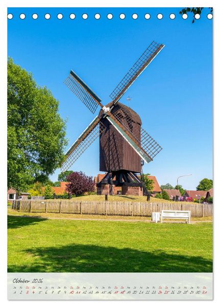 Produktbild: Papenburg. L&auml;ngste Fehnkolonie Deutschlands (Tischkalender 2026 DIN A5 hoch), CALVENDO Monatskalender