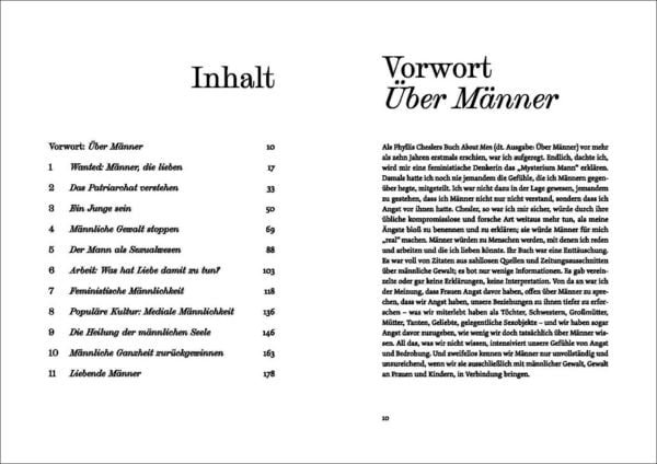 Männer, Männlichkeit und Liebe