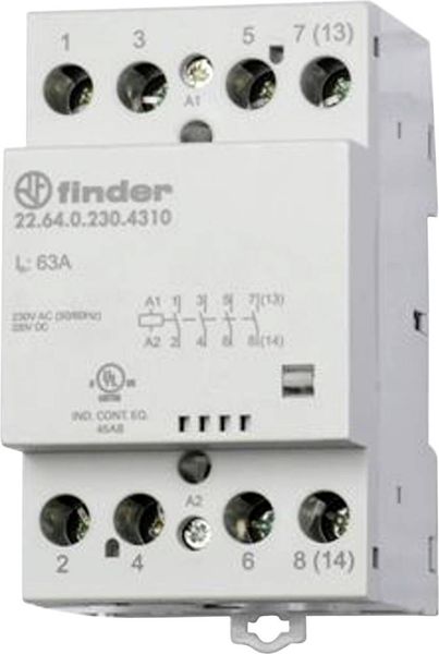 Produktbild: Finder 22.64.0.230.4610 Installationssch&uuml;tz 2 &Ouml;ffner, 2 Schlie&szlig;er 440 V/AC 1St.