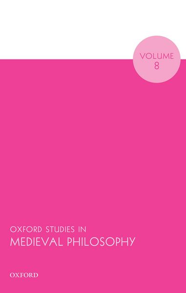 Produktbild: Oxford Studies in Medieval Philosophy Volume 8
