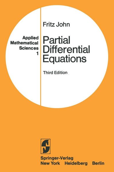 Produktbild: John, F: Partial Differential Equations