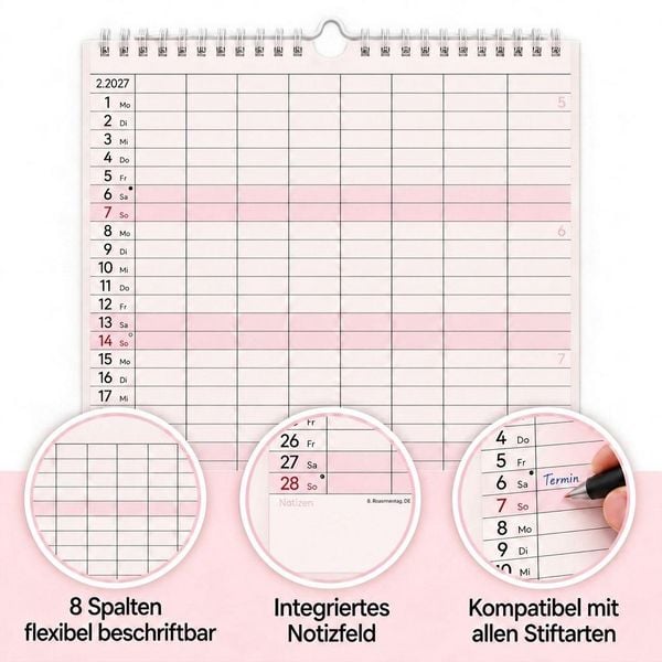 Produktbild: Superplaner XXL 8 Spalten 2027