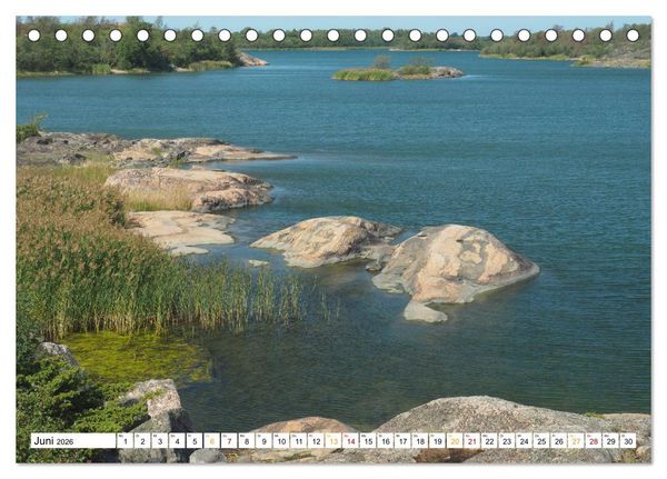 Produktbild: &Aring;landinseln. Sch&auml;rengarten zwischen Finnland und Schweden (Tischkalender 2026 DIN A5 quer), CALVENDO Monatskalender