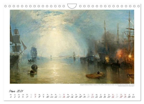 Produktbild: Im Mondschein. Malerische stille Nacht - Kunstkalender (Wandkalender 2027 DIN A4 quer), CALVENDO Monatskalender