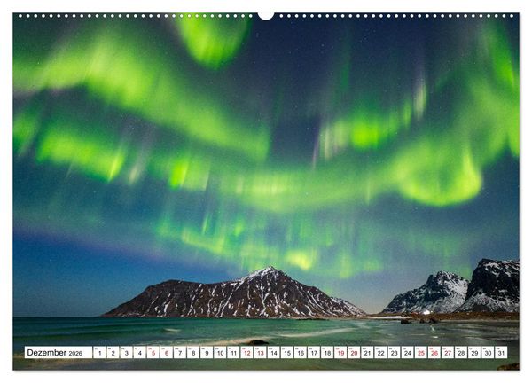 Produktbild: Licht des Nordens - LOFOTEN (hochwertiger Premium Wandkalender 2026 DIN A2 quer), Kunstdruck in Hochglanz