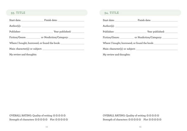 Produktbild: My Book Journal