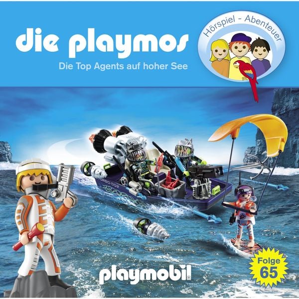 Produktbild: Die Playmos - Das Original Playmobil H&ouml;rspiel, Folge 65: Die Top Agents auf hoher See