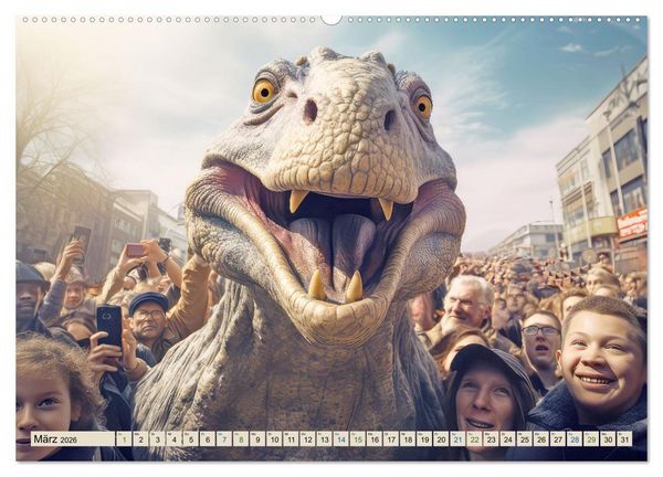 Produktbild: Gutm&uuml;tige Giganten &ndash; Humorbilder (Wandkalender 2026 DIN A2 quer), CALVENDO Monatskalender