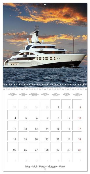Produktbild: SUPERYACHTS (Wall Calendar 2026 12 &times; 12 Inch) CALVENDO 12 Month Wall Calendar