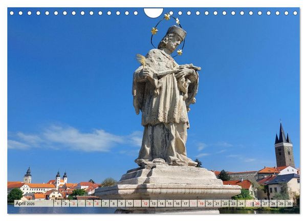 Produktbild: Bezauberndes Telc in Tschechien (Wandkalender 2026 DIN A4 quer), CALVENDO Monatskalender
