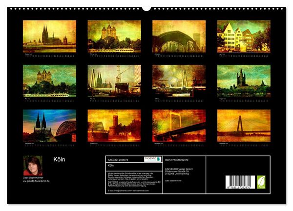 Produktbild: K&ouml;ln (hochwertiger Premium Wandkalender 2026 DIN A2 quer), Kunstdruck in Hochglanz