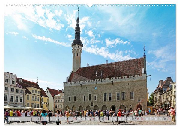 Produktbild: Die Altstadt von Tallinn (hochwertiger Premium Wandkalender 2026 DIN A2 quer), Kunstdruck in Hochglanz