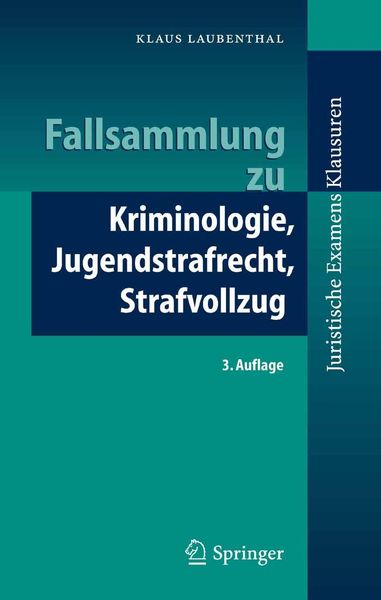 Produktbild: Fallsammlung zu Kriminologie, Jugendstrafrecht, Strafvollzug