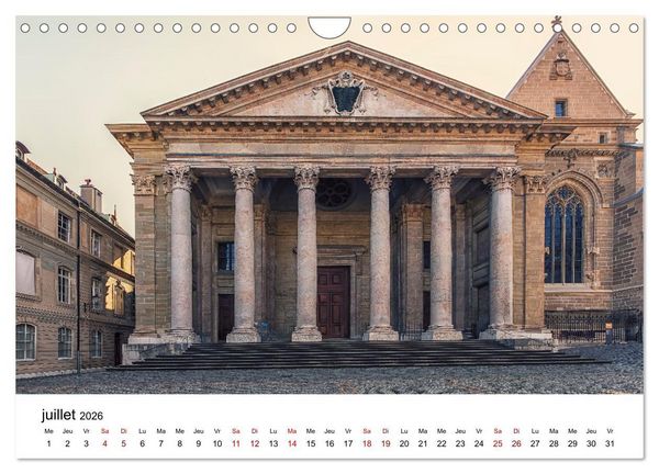 Produktbild: Visite de la Suisse (Calendrier mural 2026 DIN A4 vertical), CALVENDO calendrier mensuel