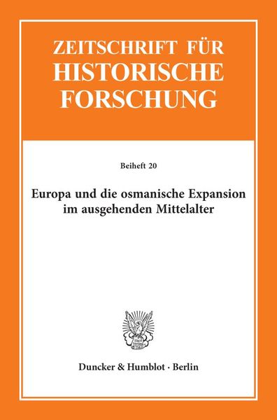 Produktbild: Europa und die osmanische Expansion im ausgehenden Mittelalter.