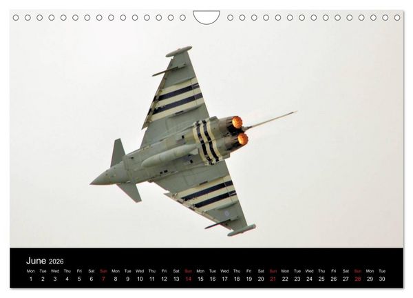 Produktbild: The Mighty Eurofighter Typhoon (Wall Calendar 2026 DIN A4 landscape), CALVENDO 12 Month Wall Calendar